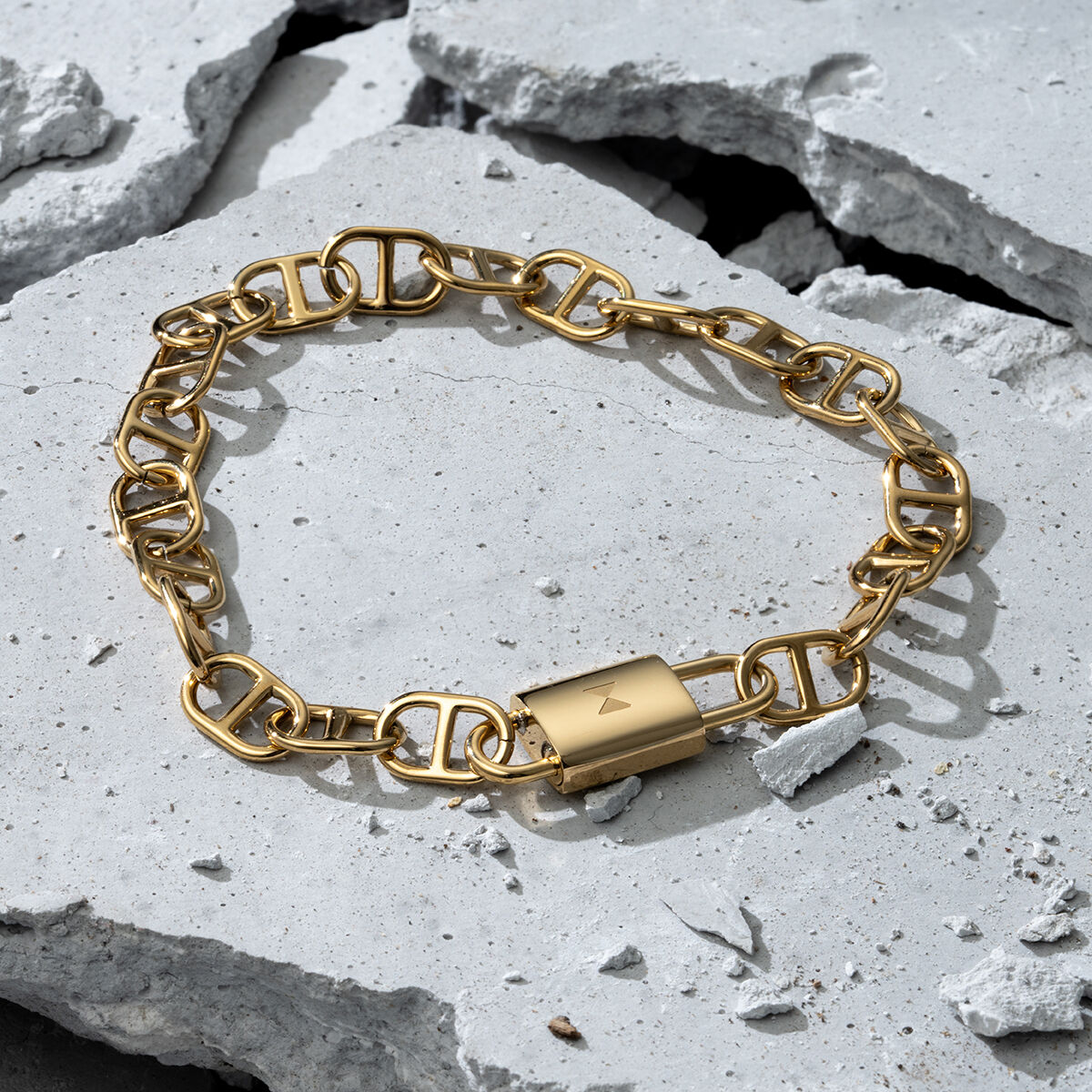 Men's Sterling Silver Anchor Chain Bracelet | Hurleyburley